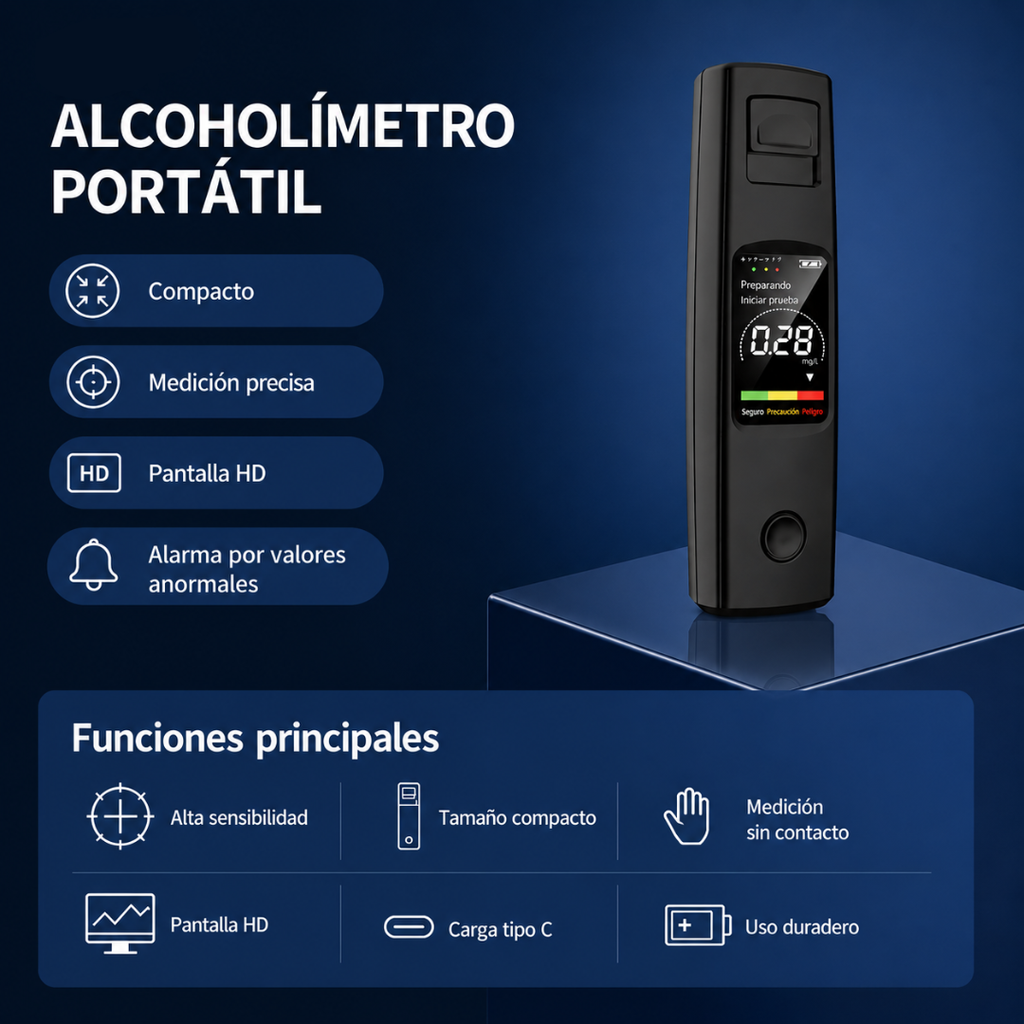AlcoSafe™ | Control Personal de Alcoholemia